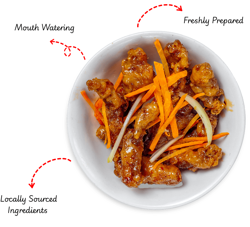 Juicy saucy chichen bites