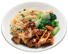 Honey chicken meal 1